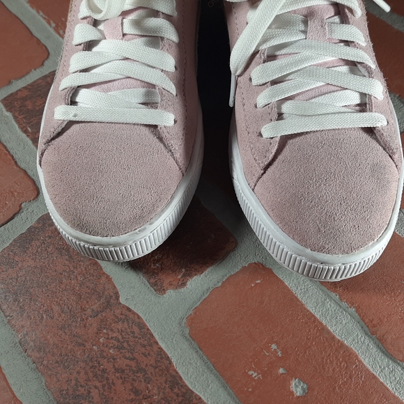 LIGHT "NUDE" PINK PUMA SUEDE - Picture 7 of 8